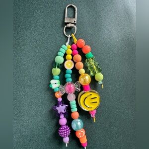 Handmade Beaded Keychain Accessory Bag Charm Backpack tote purse accessories